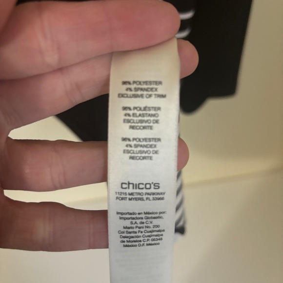 Chico’s Knit Kit Jacket/Cardigan/Camisole Stripe Mix Pattern - Picture 4 of 7